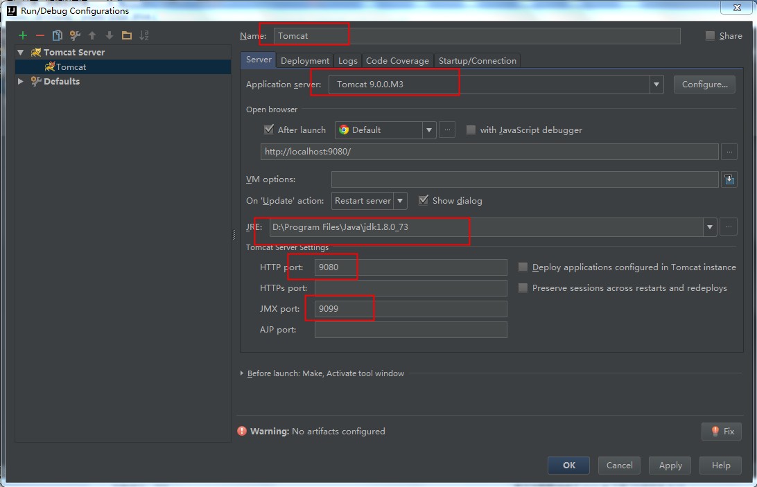 RunDebugConfigurationsTomcatServerLocalSettingsAfterConfigure