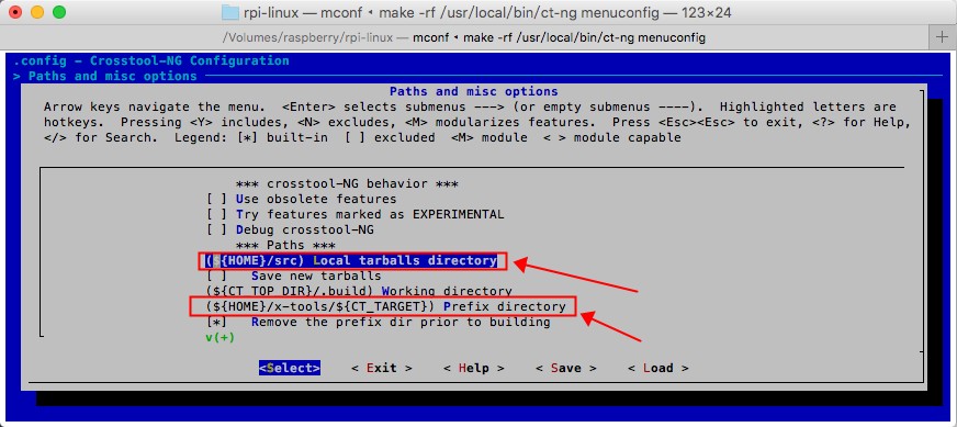 Crosstool-NG-PathAndMiscDirectory